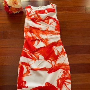 Calvin Klein Orange Burst Dress